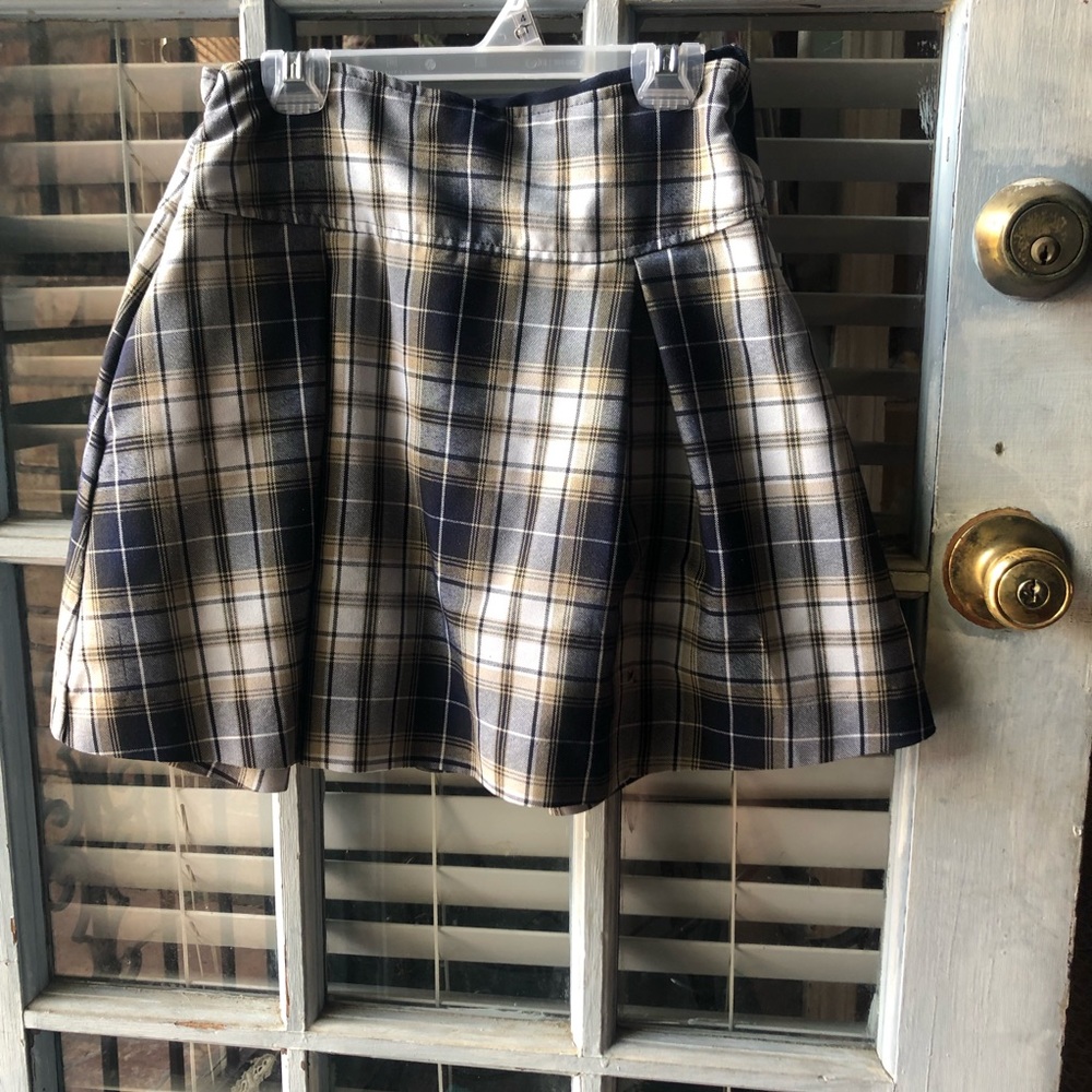 Plaid School Skirt